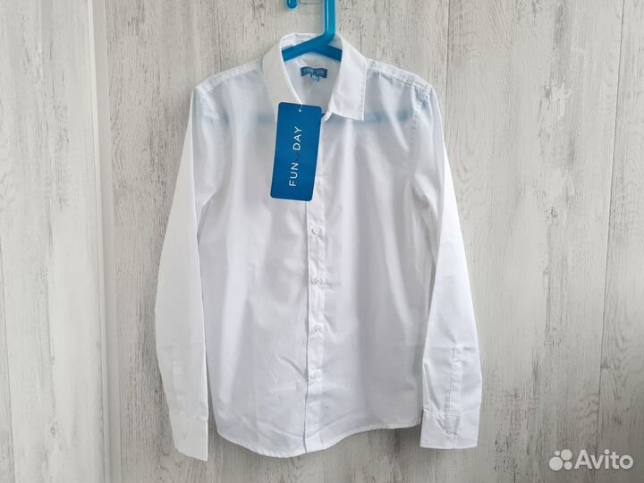 Школьные рубашки для мальчика 140