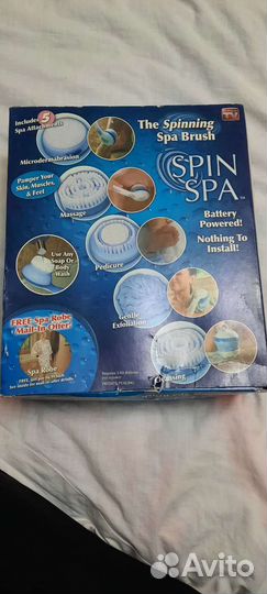 Щетка массажная Spin Spa электрическая