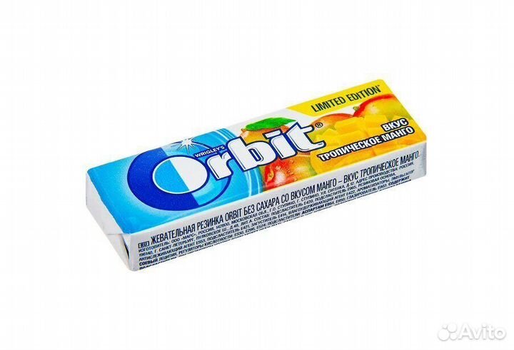 Жевательная резинка Orbit Манго Без сахара (опт)