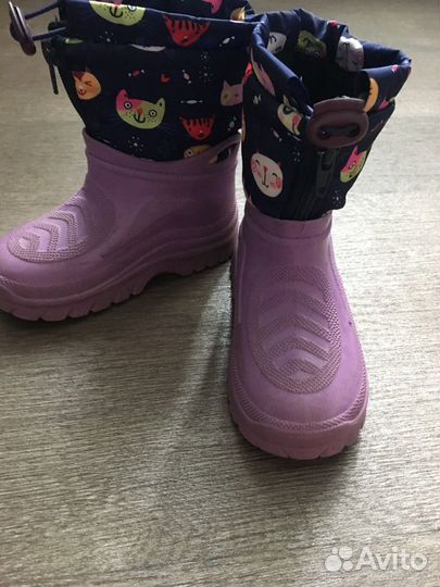 Сапоги утепленные, дутики