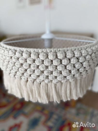 Люстра макраме