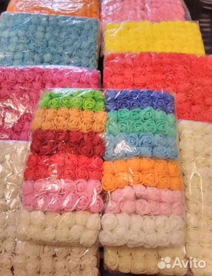 Розы цветы из фоамина для рукоделия и декора