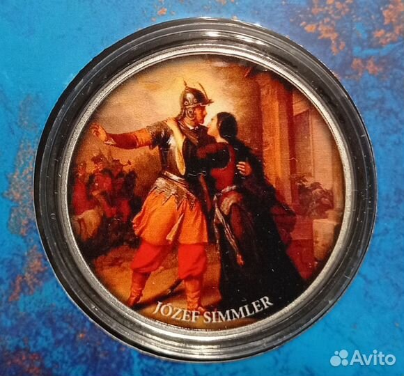 Монеты Камерун 2023 Польские художники Серебро