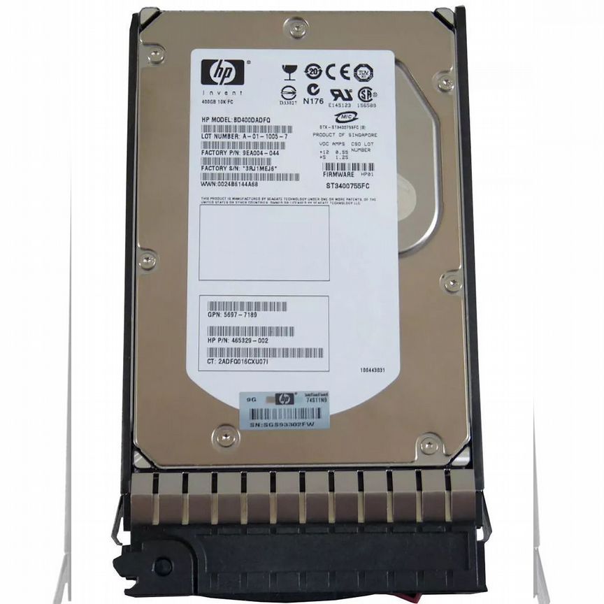 [465329-002] Жесткий Диск Hp Bd400dadfq 400gb Fibre Channel 465329-002