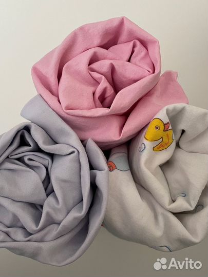 Простынь на резинке 120 60