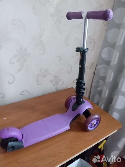Самокат детский трехколесный бу