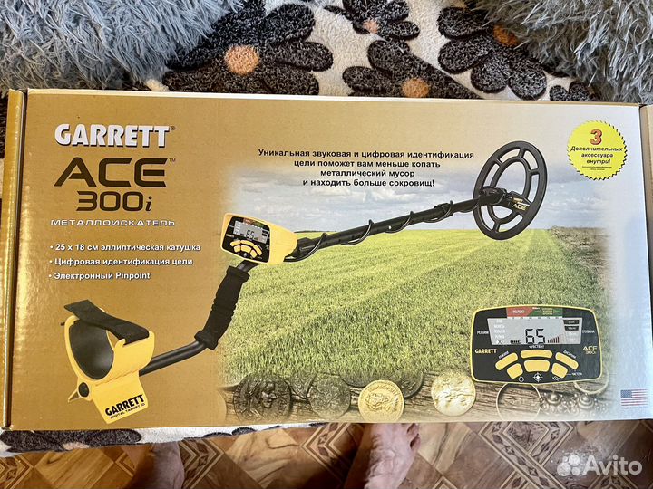 Металлоискатель garrett ace 300i