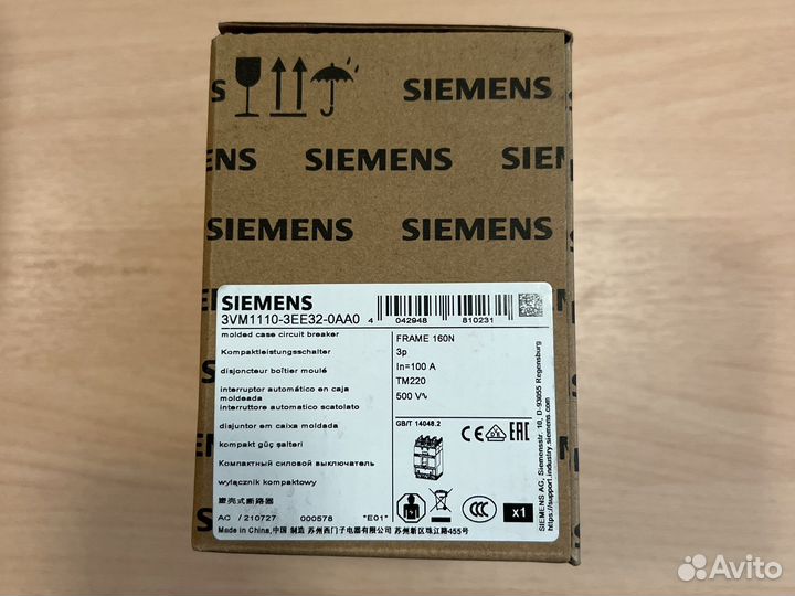 Siemens 3VM1110-3EE32-0AA0