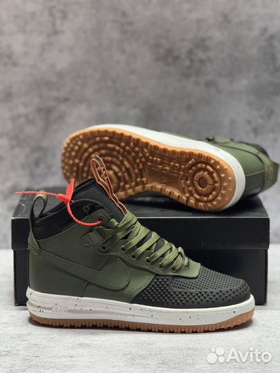 Кроссовки Nike Lunar Forse 1 Duckboot зимние (Арт.99077)