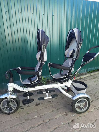 Детский велосипед для двойни