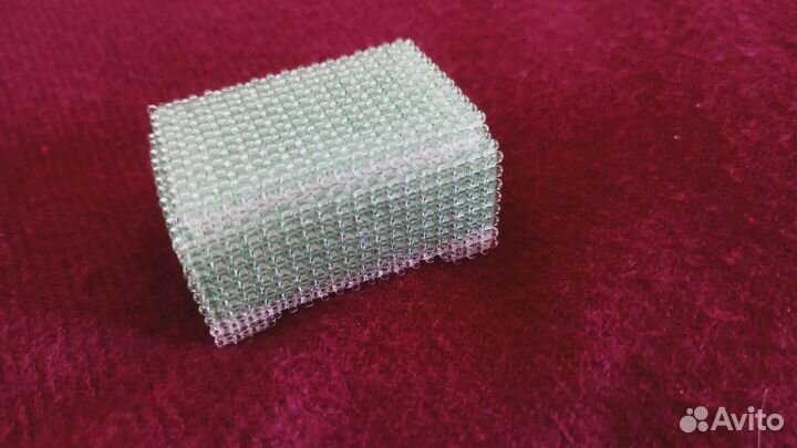 Шкатулка ручной работы (бисер)