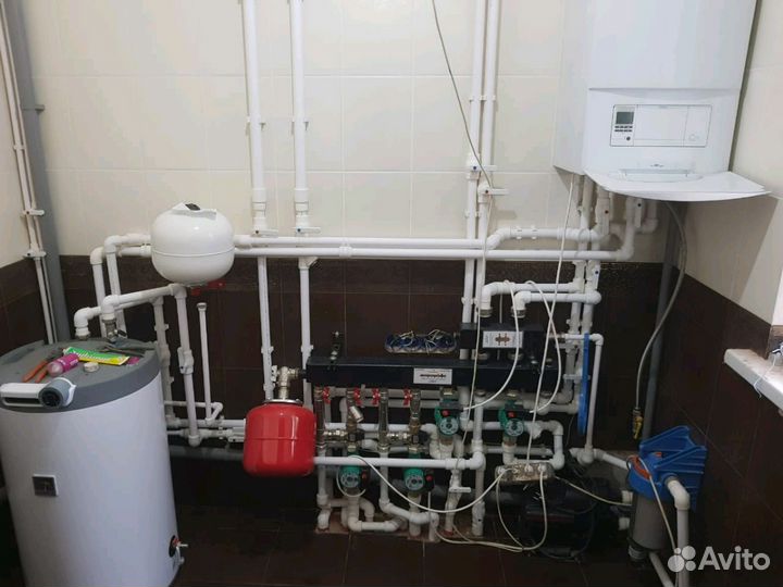 Монтаж отопления водопровода канализации