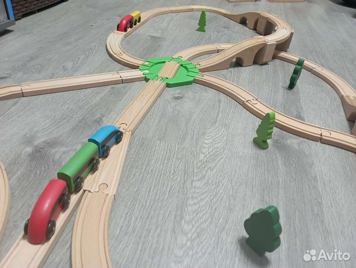 Деревянная железная дорога IKEA