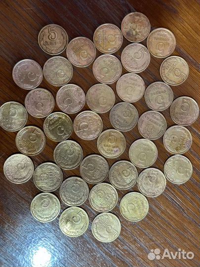 Монеты разных годов СССР и серебряные монеты
