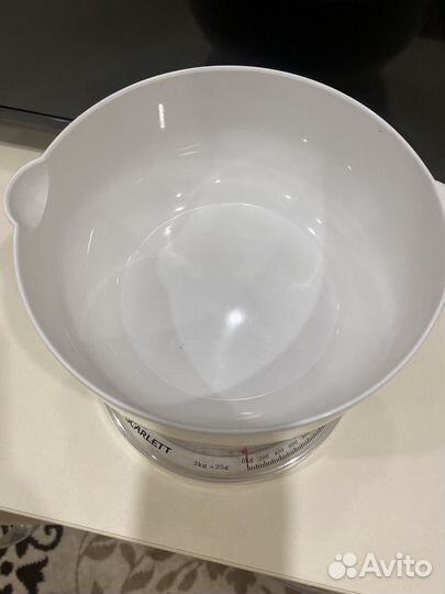 Весы кухонные механические с чашей