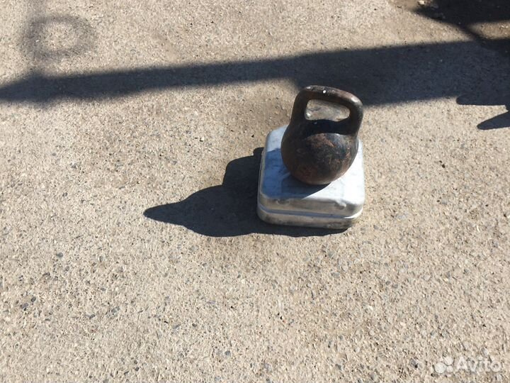 Гиря 24 кг СССР бу чугунная в идеальном состоянии