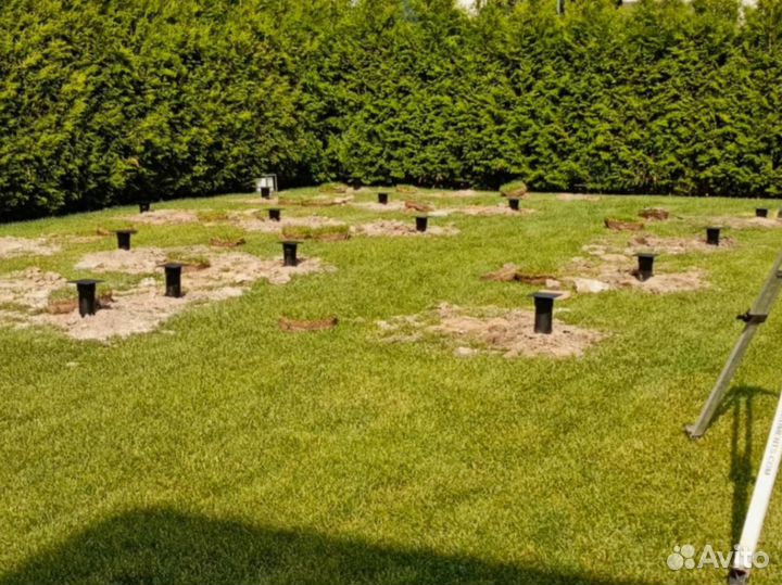 Винтовые сваи + монтаж