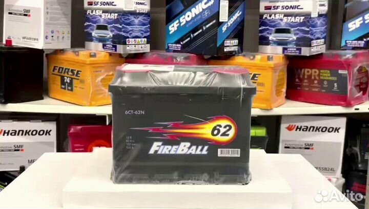 Аккумулятор fire ball 62 (1) N