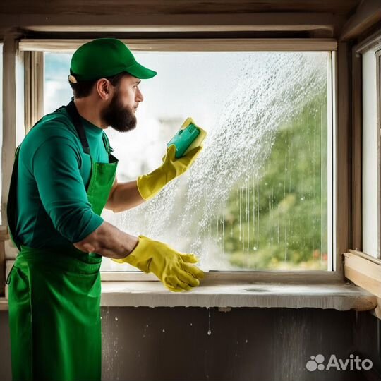 Уборка мойка окон