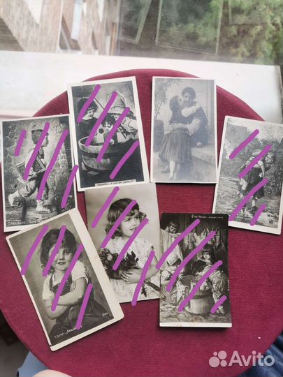 Старые дореволюционные открытки дети ретро