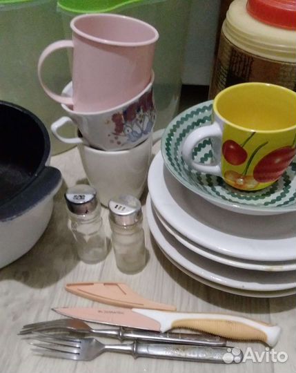 Набор посуды Для дома-дачи, строителям и тп