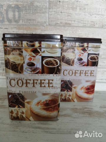 Банки для сыпучих продуктов, жестяные