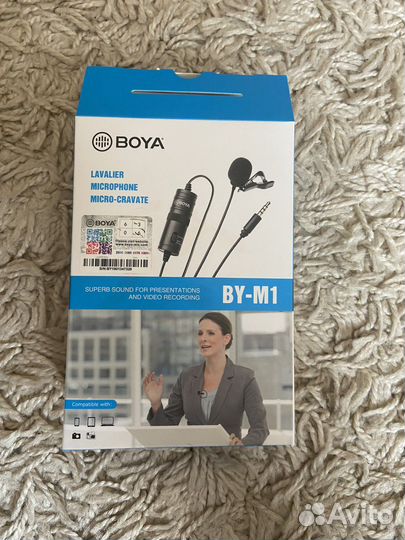 Микрофон петличный boya BY-M1