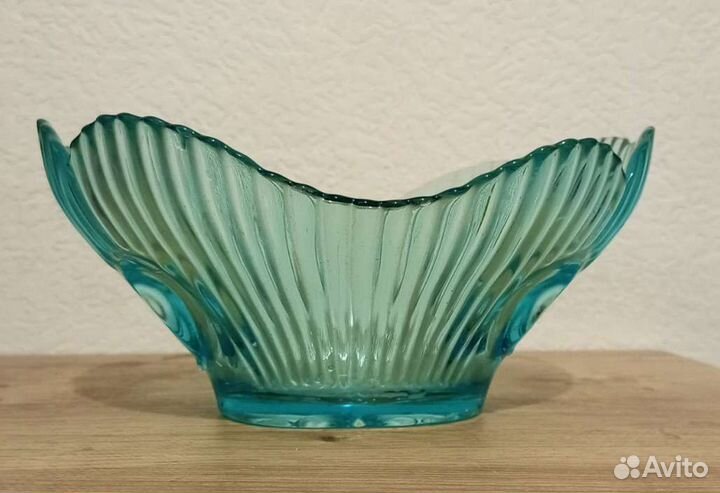 Ваза для фруктов стекло СССР
