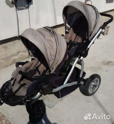 Коляска для двойни bebetto 42