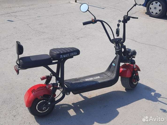 Электроскутер City Coco White Siberia Mini
