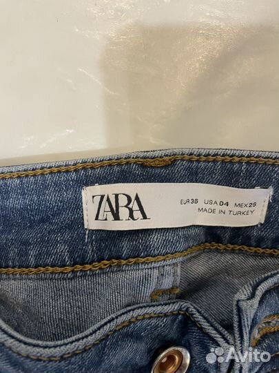 Джинсы zara женские 38 размер