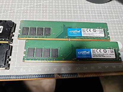 Оперативная память ddr4 16gb crucial и Kingston