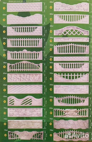 Железобетонный забор