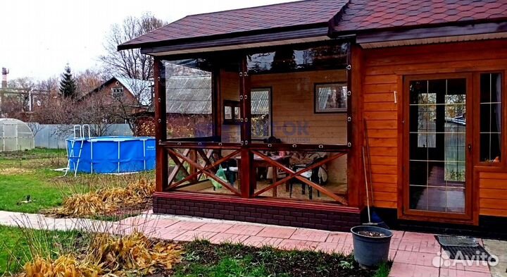 Мягкое стекло для беседок