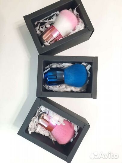 Кисть кабуки для пудры, румян, бронзера