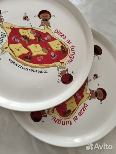 Milvis Блюда для пиццы +Tupperware контейнеры