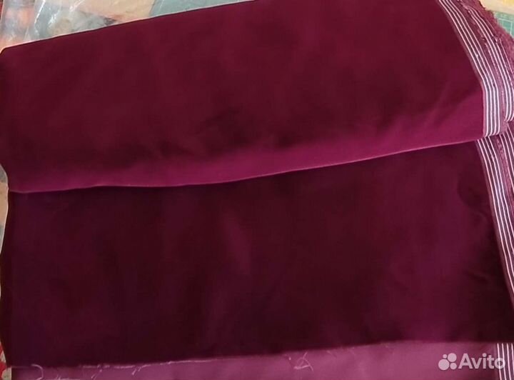 Бархат шёлковый СССР 3,5м/0,9м (цена за 1 метр)