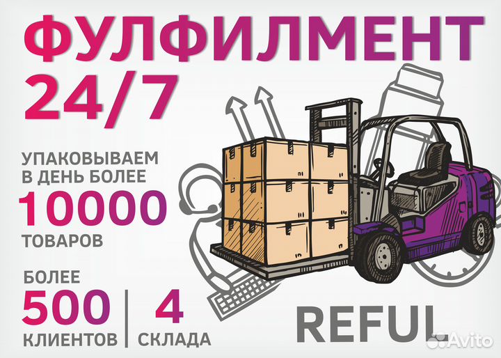 Фулфилмент, упаковка, маркировка Wildberries/Ozon