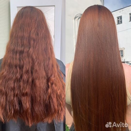 Кератиновое выпрямление и ботокс волос