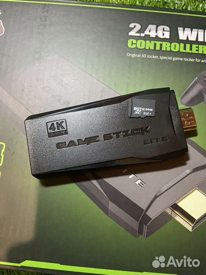 Игровые приставки game stick 4К новые