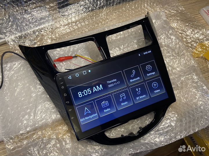 Android магнитола Hyundai Solaris 1