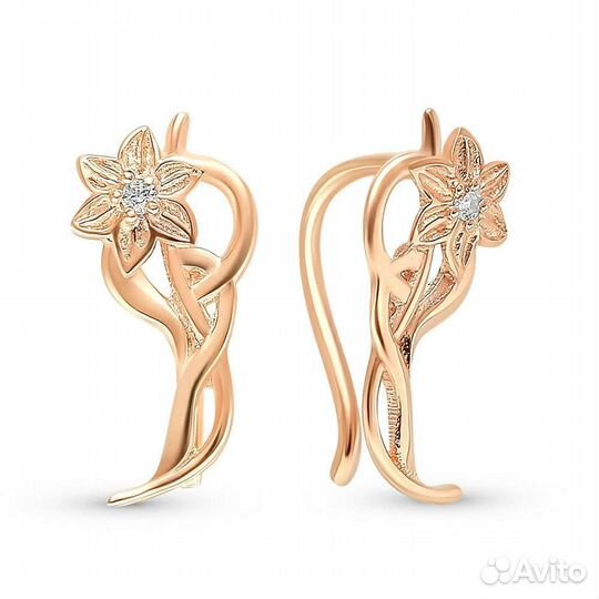 Золотые серьги