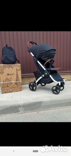 Прогулочная коляска Baballo 2024(white/black)