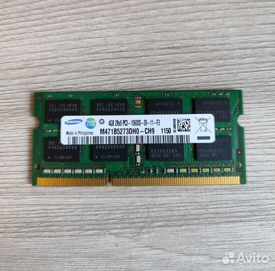 Оперативная память 4 gb для ноутбука