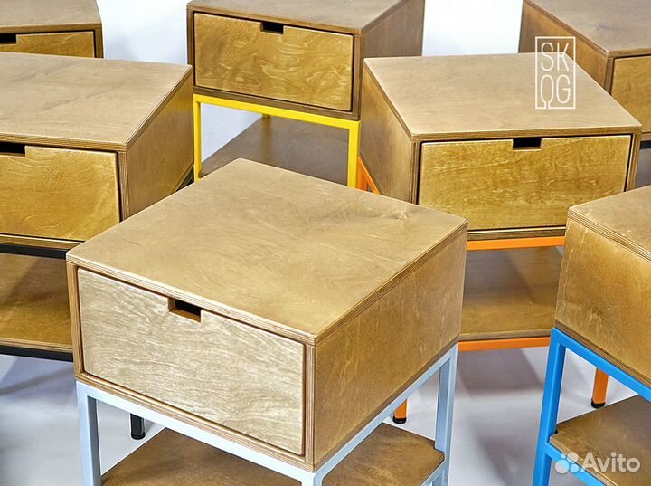 Тумба прикроватная «Коробка»