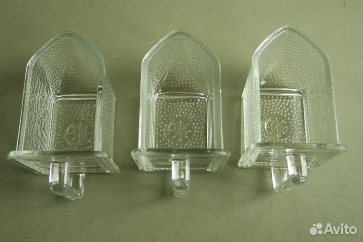 Стеклянные ящики для специй буфета ГДР СССР