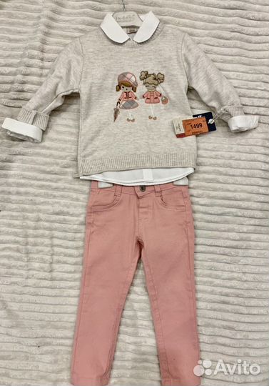 Детская одежда для девочек 86 92 новая