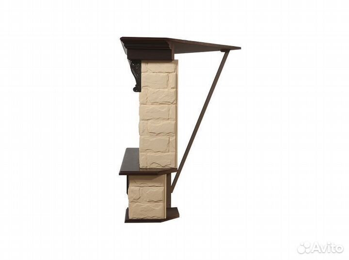 Портал Firelight Forte Classic U (угловой) камень