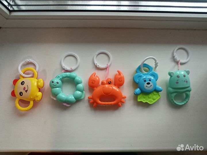 Детский развивающий коврик для малышей 75х65