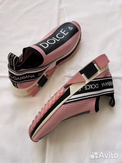 Кроссовки dolce&gabbana Sorrento sneakers, розовый